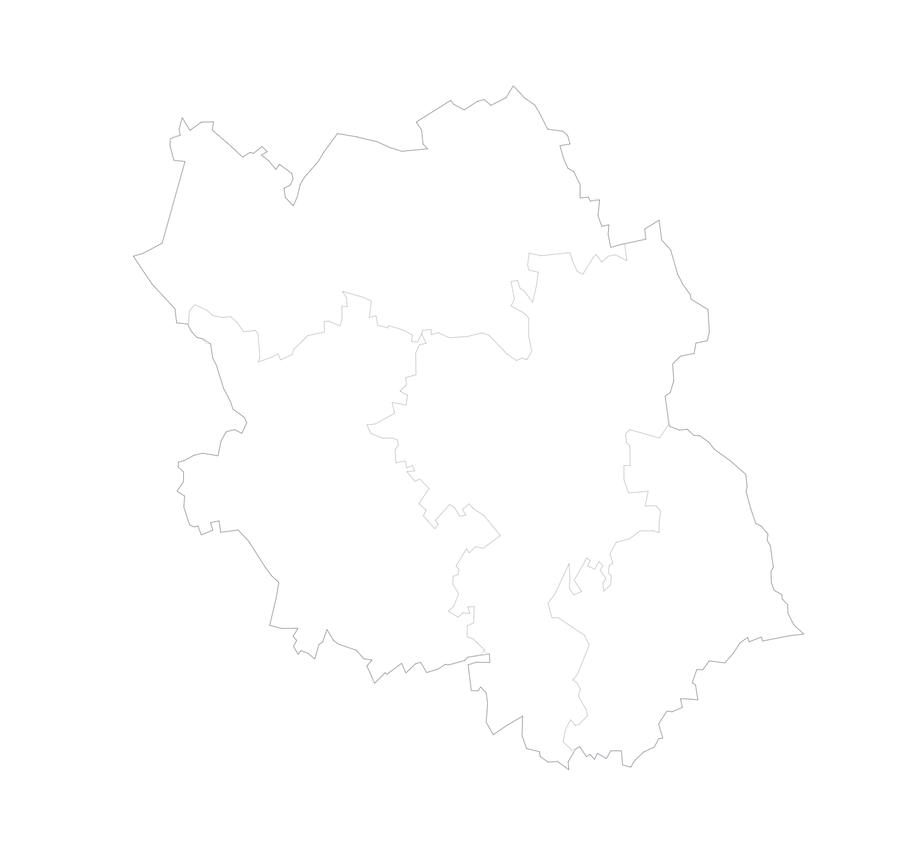 Map of Olecko County in the Warmian-Masurian Voivodeship
