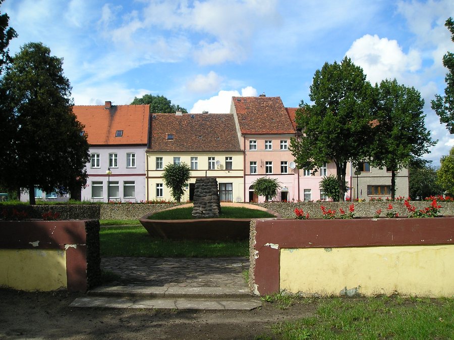 Ruins of the Protestant church in Chobienia