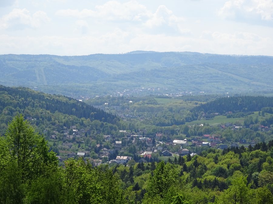 Sułkowice - Widok na miasto od północy