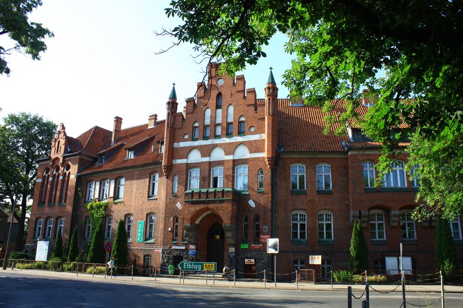 Braniewo, budynek urzędu miasta, 1878