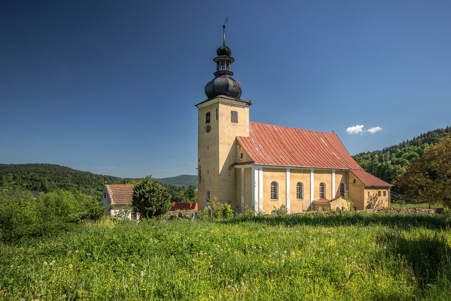 File:SM Konradów Kościół Podwyższenia Krzyża 2017 (3) ID 592794.jpg