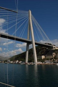 Suspension Bridge in Dubrovnik (Croatia)